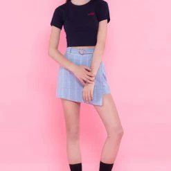 Aliexpress NEW PASTEL Heart Buckle Plaid High Waisted Skirt ( 3 Colours) 23 Aliexpress NEW PASTEL Heart Buckle Plaid High Waisted Skirt ( 3 Colours)