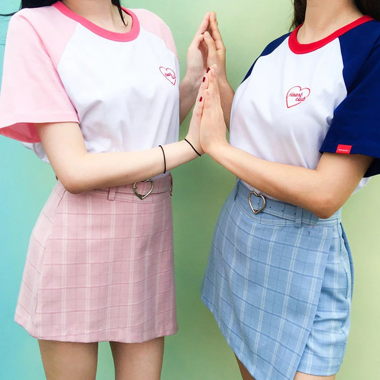 Aliexpress NEW PASTEL Heart Buckle Plaid High Waisted Skirt ( 3 Colours) 15 Aliexpress NEW PASTEL Heart Buckle Plaid High Waisted Skirt ( 3 Colours)