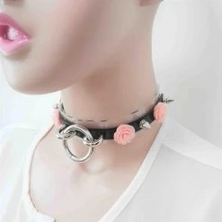 Aliexpress NEW Matilda Rose O-Ring Adjustable Spiked Choker (6 Colours)