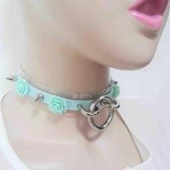 Aliexpress NEW Matilda Rose O-Ring Adjustable Spiked Choker (6 Colours)