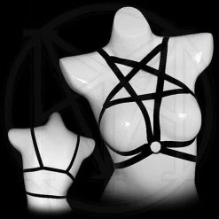 Aliexpress NEW WITCHY VIBES Pentagram Star Harness Bra