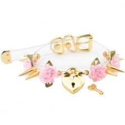 Aliexpress ANGEL Kawaii Transparent Floral Heart Locket Choker (12 Colours)