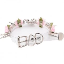 Aliexpress ANGEL Kawaii Transparent Floral Heart Locket Choker (12 Colours)