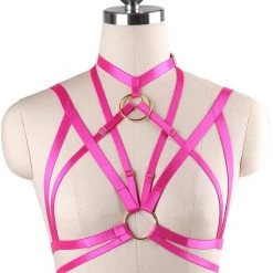 Aliexpress NEW 'Evalynn' O-Ring Stretchy Cage Bra Harness 9 Colours