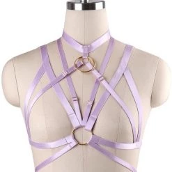 Aliexpress NEW 'Evalynn' O-Ring Stretchy Cage Bra Harness 9 Colours