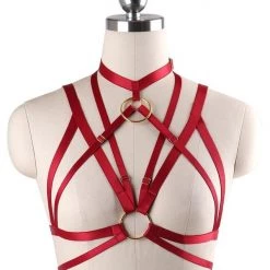 Aliexpress NEW 'Evalynn' O-Ring Stretchy Cage Bra Harness 9 Colours
