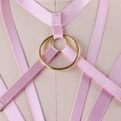 Aliexpress NEW 'Evalynn' O-Ring Stretchy Cage Bra Harness 9 Colours