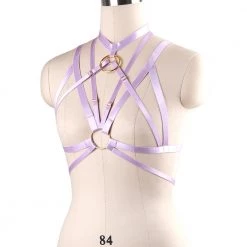 Aliexpress NEW 'Evalynn' O-Ring Stretchy Cage Bra Harness 9 Colours