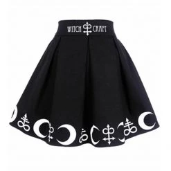 Aliexpress WITCH CRAFT Gothic High Waist Pleated Mini Skirt