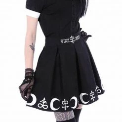 Aliexpress WITCH CRAFT Gothic High Waist Pleated Mini Skirt