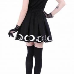 Aliexpress WITCH CRAFT Gothic High Waist Pleated Mini Skirt