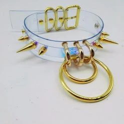 Aliexpress ALIEN Harajuku Holographic Spike Choker NEW