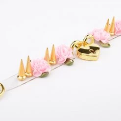 Aliexpress ANGEL Kawaii Transparent Floral Heart Locket Choker (12 Colours)