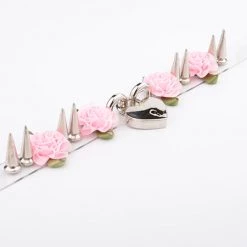 Aliexpress ANGEL Kawaii Transparent Floral Heart Locket Choker (12 Colours)