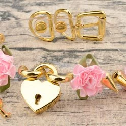 Aliexpress ANGEL Kawaii Transparent Floral Heart Locket Choker (12 Colours)