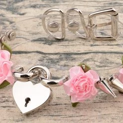 Aliexpress ANGEL Kawaii Transparent Floral Heart Locket Choker (12 Colours)