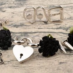 Aliexpress ANGEL Kawaii Transparent Floral Heart Locket Choker (12 Colours)