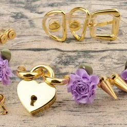 Aliexpress ANGEL Kawaii Transparent Floral Heart Locket Choker (12 Colours)