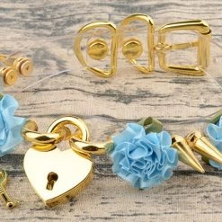 Aliexpress ANGEL Kawaii Transparent Floral Heart Locket Choker (12 Colours)