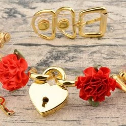 Aliexpress ANGEL Kawaii Transparent Floral Heart Locket Choker (12 Colours)