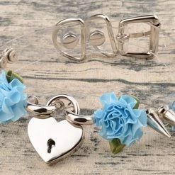 Aliexpress ANGEL Kawaii Transparent Floral Heart Locket Choker (12 Colours)