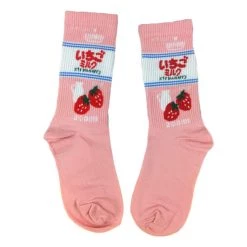 Aliexpress Strawberry Milk Cotton Socks Apparel