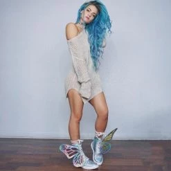 Aliexpress HOLO BUTTERFLY Rainbow Sneaker Boots