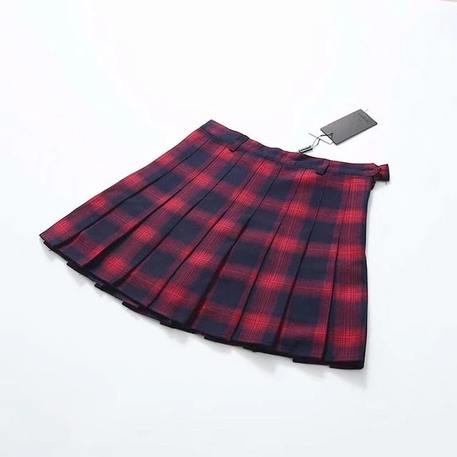 Aliexpress NEW 'Hannah' Heavy Cotton Goth Plaid Pleated Mini Skirt In 3 Colours 4 Aliexpress NEW 'Hannah' Heavy Cotton Goth Plaid Pleated Mini Skirt In 3 Colours