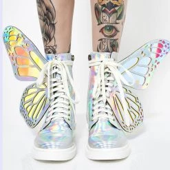 Aliexpress HOLO BUTTERFLY Rainbow Sneaker Boots