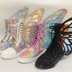 Aliexpress HOLO BUTTERFLY Rainbow Sneaker Boots