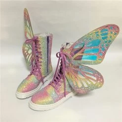 Aliexpress HOLO BUTTERFLY Rainbow Sneaker Boots