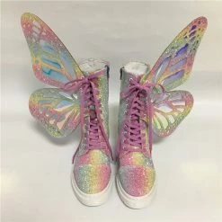 Aliexpress HOLO BUTTERFLY Rainbow Sneaker Boots