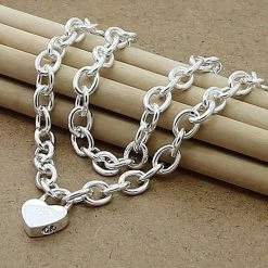 Aliexpress Heart Locket Chain Necklace NEW