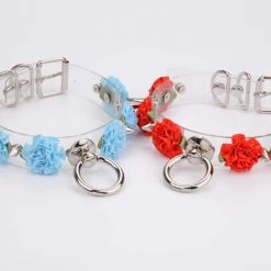 Aliexpress MARIA Transparent Spiked Floral O Ring Choker (6 Colours) NEW