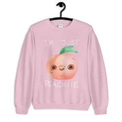 Peachiie Shop I'm Just Peachiie Sweater (Pink) NEW