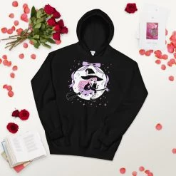 Printify LILITH The Witch Hoodie (Black)