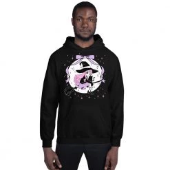 Printify LILITH The Witch Hoodie (Black)