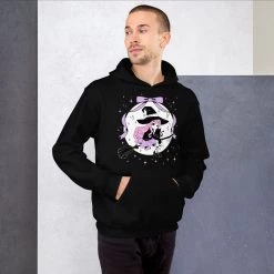 Printify LILITH The Witch Hoodie (Black)