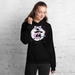 Printify LILITH The Witch Hoodie (Black)