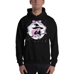 Printify LILITH The Witch Hoodie (Black)