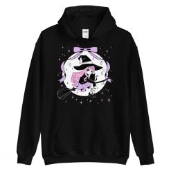 Printify LILITH The Witch Hoodie (Black)