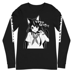 Peachiie Shop Chie Long Sleeve Tee (Black)